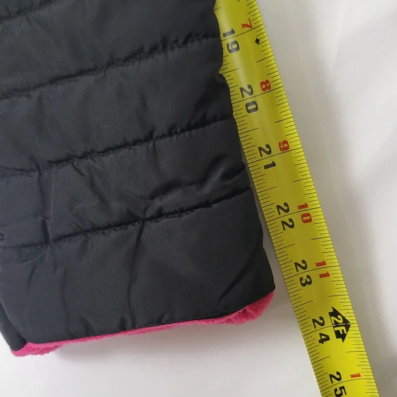 G by Guess Kids Black and Pink Puffer Jacket - Picture 10 of 11